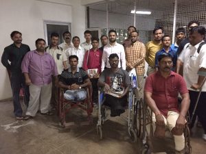 Karan Gupta spending time at Fellowship of the Physically Handicapped, Haji Ali